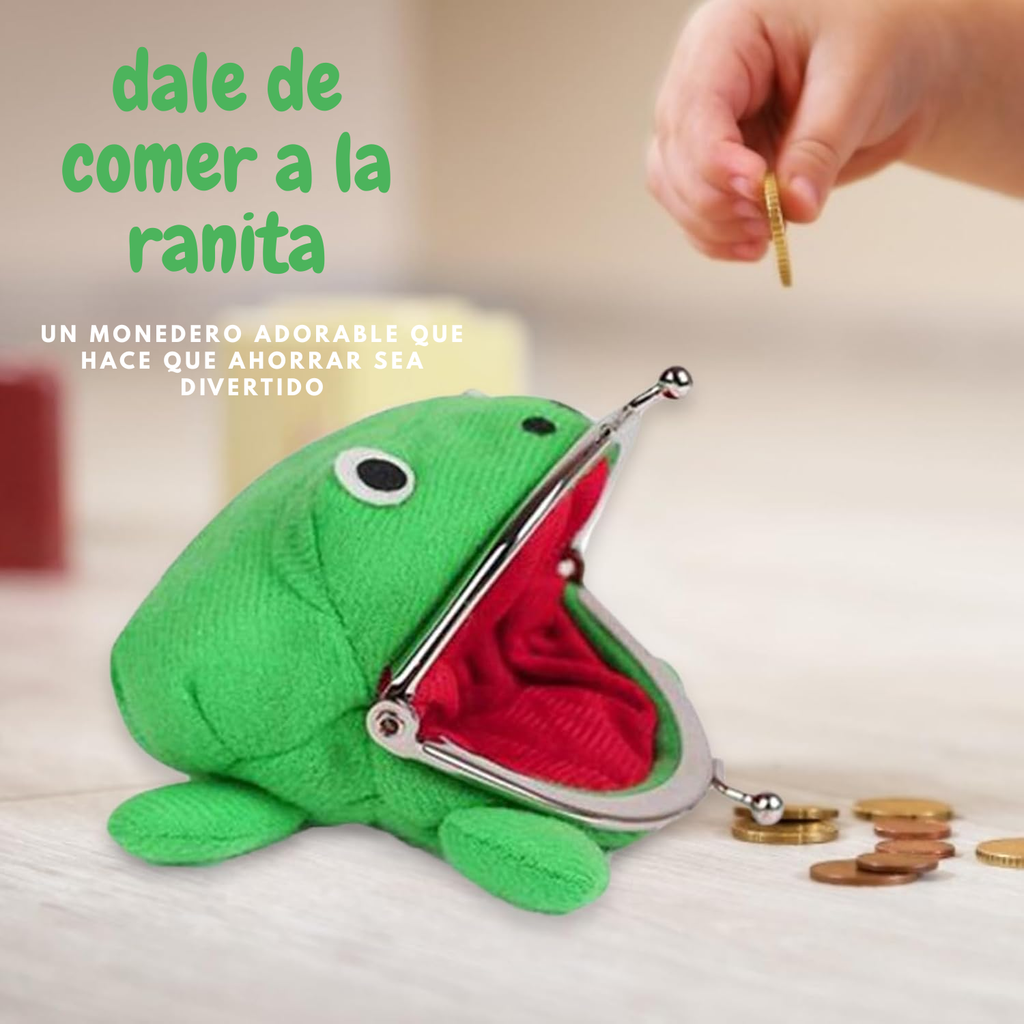Monedero de rana kawaii