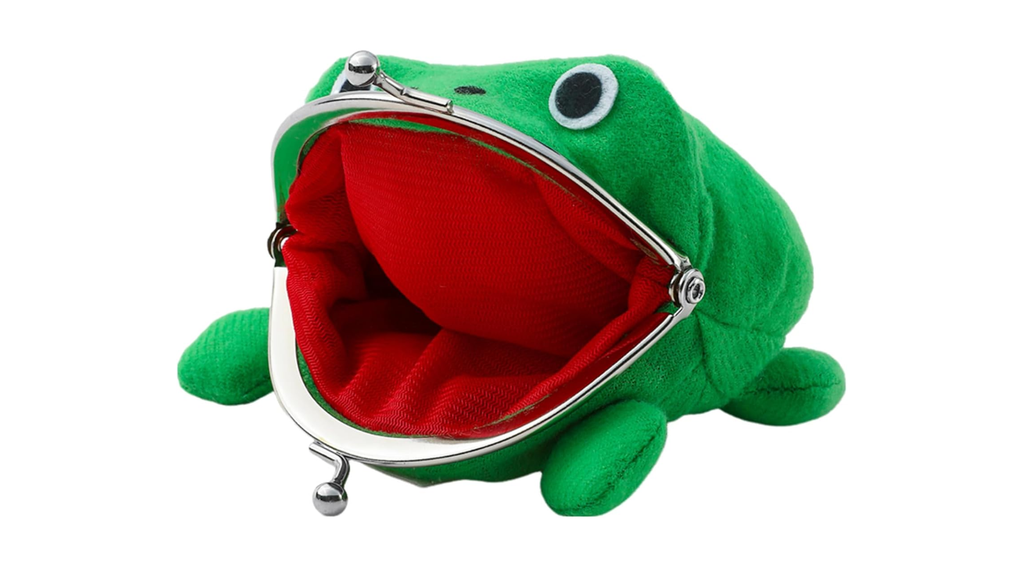 Monedero de rana kawaii